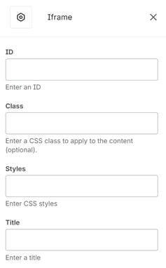 Confluence iframe macro configuration panel for embedding Google Sheets with manual settings