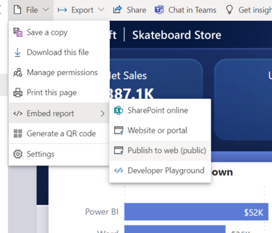 Embed Power BI in Jira dashboard using published report URL
