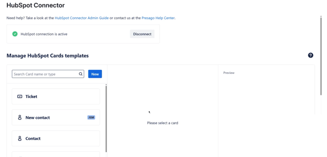 HubSpot CRM Connector by Presago grants a secure connection