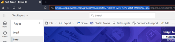 Jira Power BI integration with private report embed URL