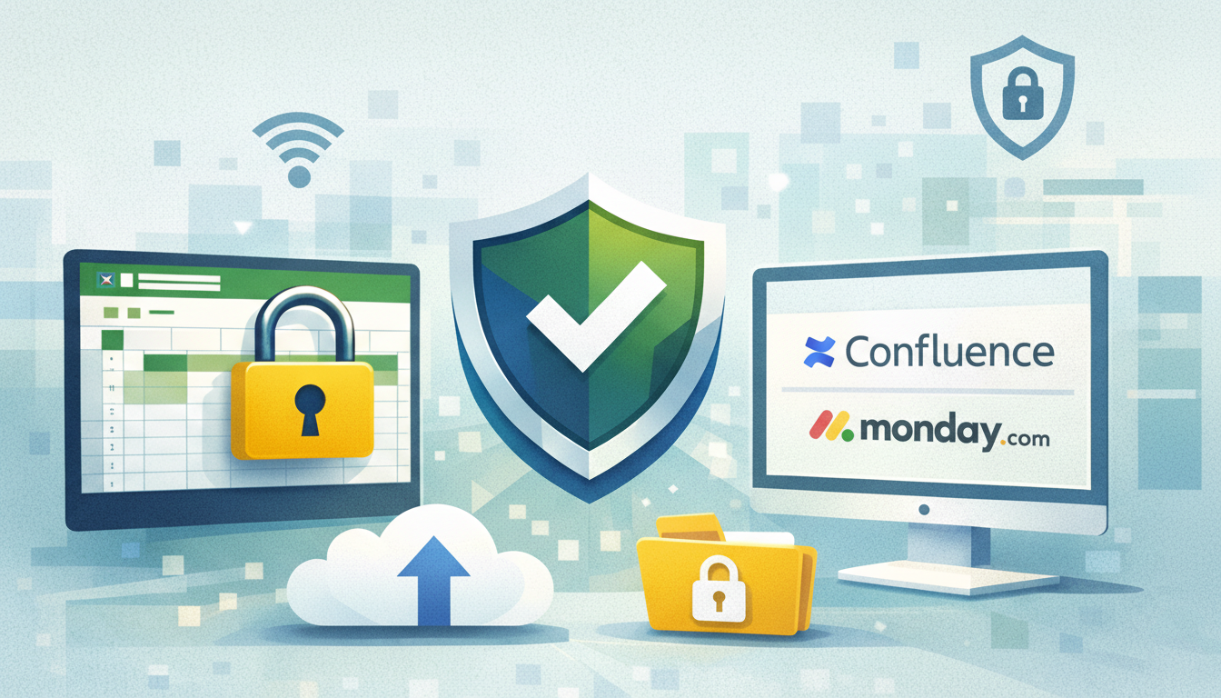 Secure Google Sheets Embedding in Confluence and monday.com